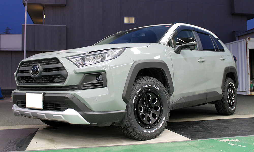 新型RAV4にもAir/G Massive装着可能です！ - フォーバイフォー