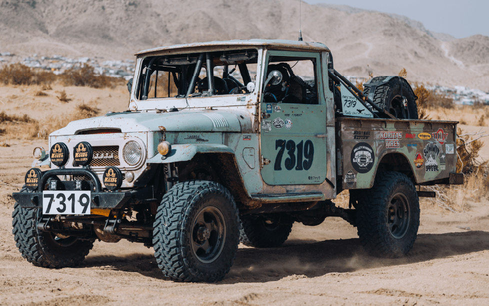 Land Cruiser rear view