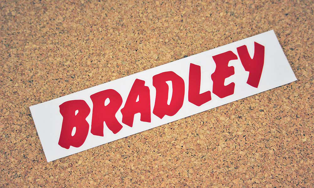 BRADLEY（ブラッドレー）ロゴステッカー