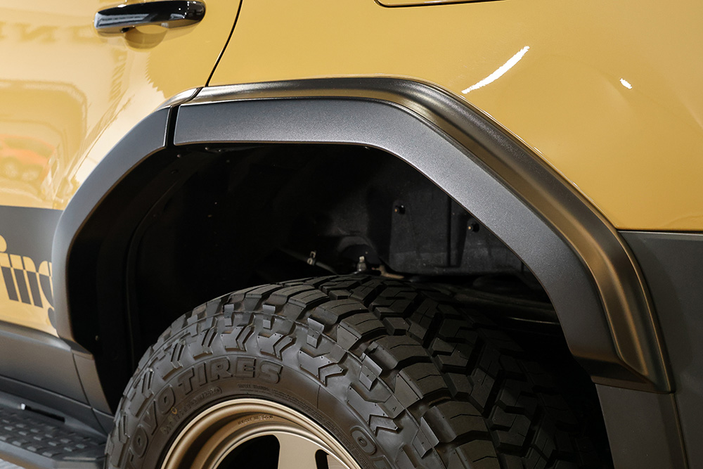over fender
